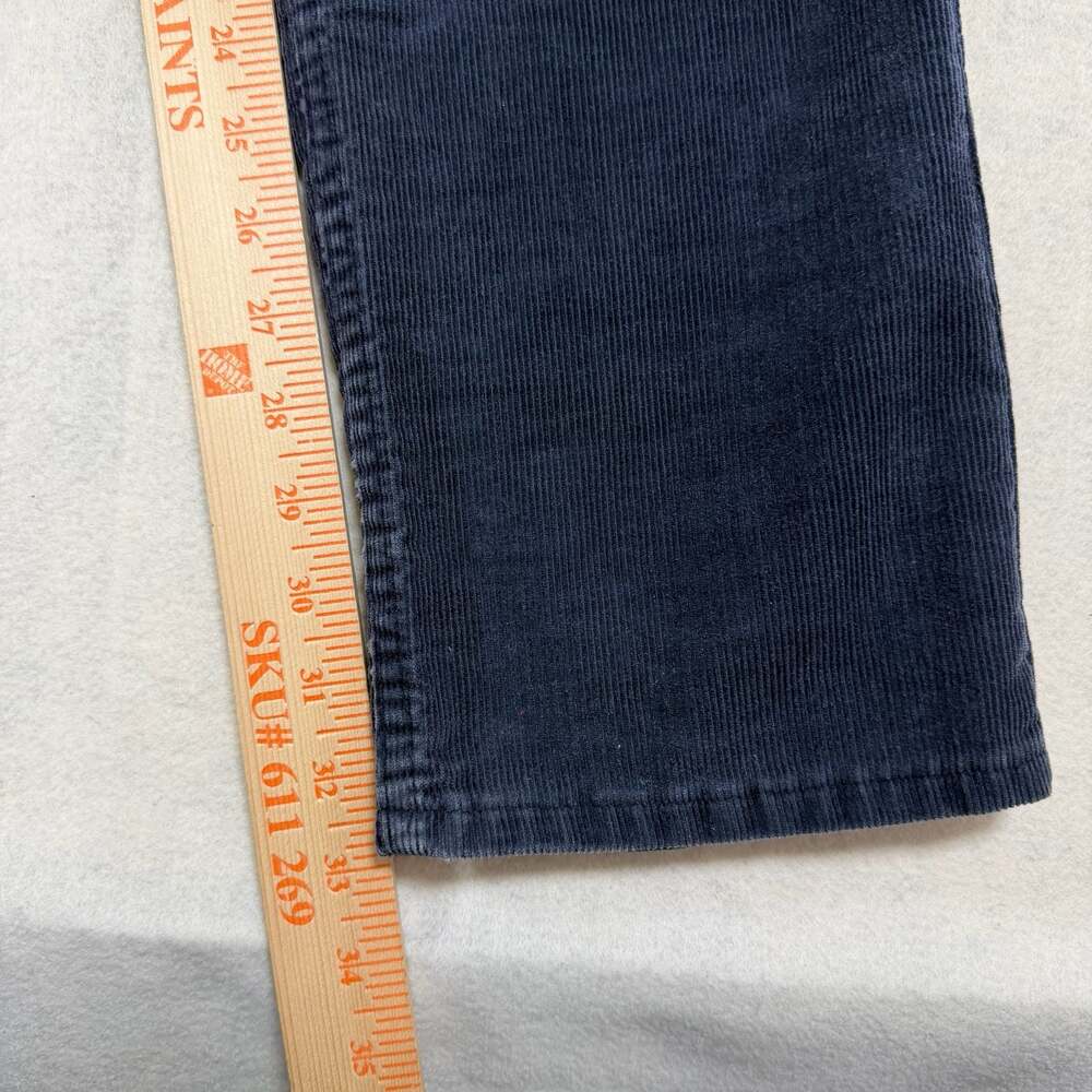 Vintage 80s Levis Pants Mens 30x32 Navy Blue Corduroy Talon Zipper - Picture 11 of 11